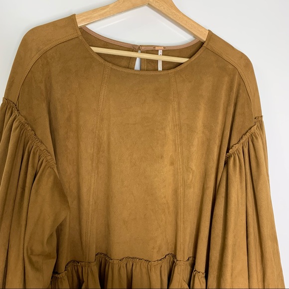 Free People Abbie Vegan Suede Dress - Picture 3 of 16